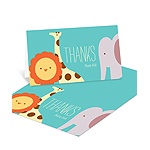 Jungle Jubilee -- Jungle Animal Thank You Cards