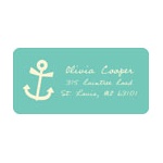 Adorable Anchors -- Nautical Address Labels