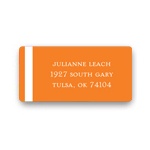 Classic Dual Stripes -- Wedding Address Labels