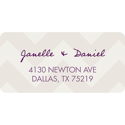 Patterned Pick -- Mailing Address Labels