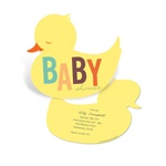 Baby Duckling -- Duck Baby Shower Invitations