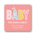 Baby Talk -- Baby Return Address Labels