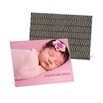 Lasting Introduction Horizontal Photo -- Photo Birth Announcements