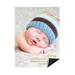 Lasting Introduction Vertical Photo -- Baby Announcement Magnets