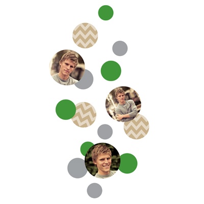 Chevron Celebration -- Graduation Confetti