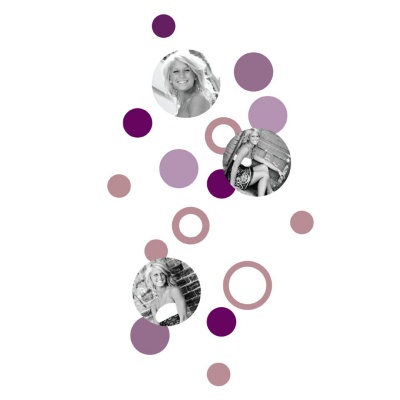 Shades of Circles -- Graduation Confetti