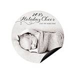 Sweetly Swirling -- Holiday Photo Magnets