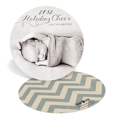 Chevron Ornament -- Unique Christmas Cards