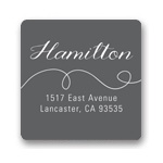 Sweetly Swirling -- Address Labels
