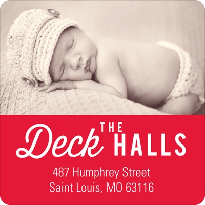 Festive Phrase -- Holiday Address Labels