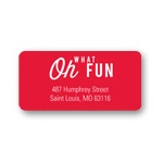 Festive Phrase -- Christmas Address Labels