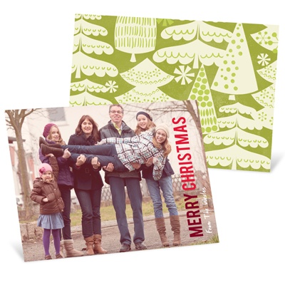 Merry Treescape Horizontal Photo