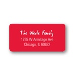Simple Elegance -- Personalized Holiday Address Labels