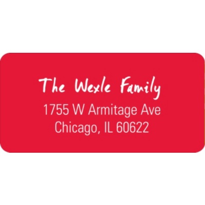 Simple Elegance -- Personalized Holiday Address Labels
