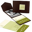 Jump for Joy -- Green Holiday Photo Card