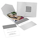 Sweet Blossoms Photo Card - Silver