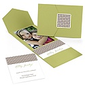 Sweet Blossoms Photo Card - Olive