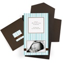 Delicious Stripes Photo Card - Mocha