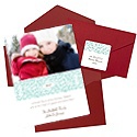 Make Believe -- Aqua Holiday Photo Card