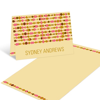 Beads and Bubbles  -- Graduation Thank You Cards