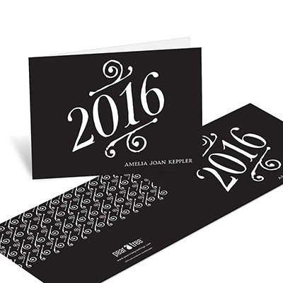 Embellished Year  -- Graduation Thank You Cards