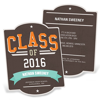 Retro All Star -- Graduation Announcements