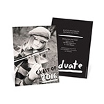 Brush Strokes -- Graduation Announcements