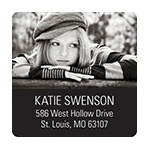 Brush Strokes -- Graduation Address Labels