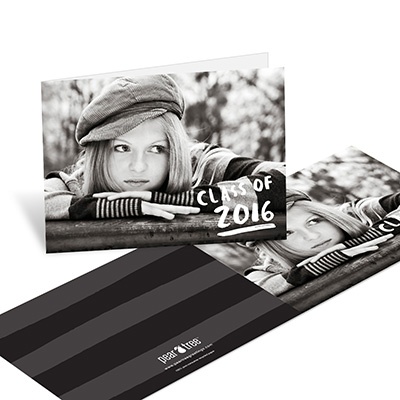 Brush Strokes -- Graduation Thank You Cards