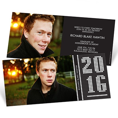 Year in Lights -- Graduation Announcements