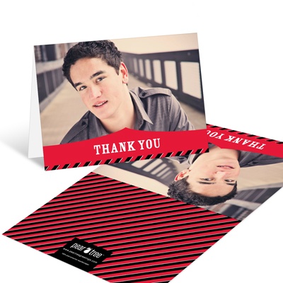 Bold Announcement -- Graduation Thank You Cards