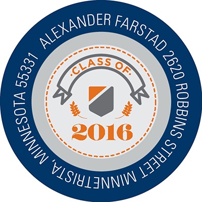 Class Seal -- Graduation Address Labels