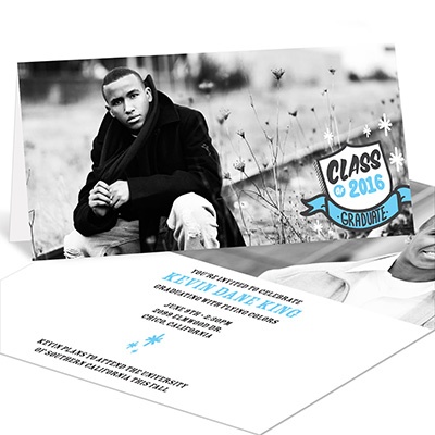 Badge of Honor Horizontal -- Graduation Invitations