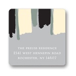 Painterly Stripes  -- Graduation Address Labels