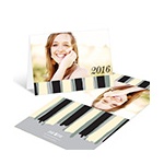 Painterly Stripes -- Graduation Thank You Cards