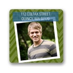 Chevron Memories -- Graduation Address Labels