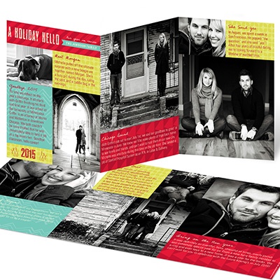Photo Montage and Memories -- Retro Holiday Cards