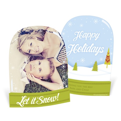 Peek Into Wonderland -- Unique Holiday Photo Cards