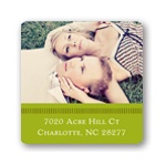 Festive Border -- Personalized Christmas Address Labels