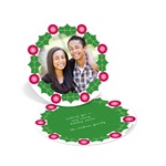 Wreath Frame -- Circle Christmas Cards