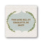 Falling Flakes -- Christmas Address Labels