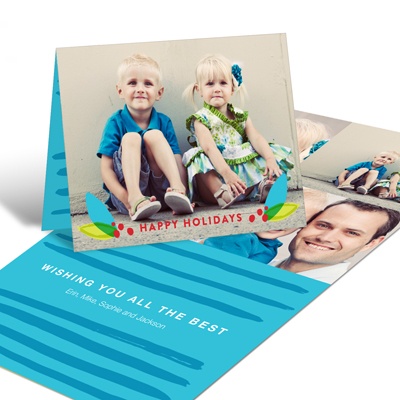 Tis the Season to Sketch -- Horizontal Photo Christmas Cards