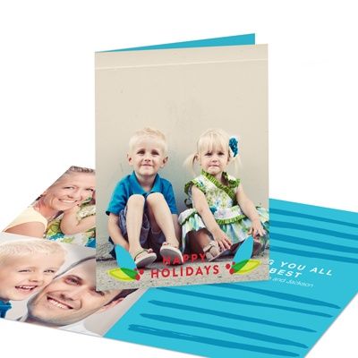 Tis the Season to Sketch Vertical -- Photo Holiday Cards