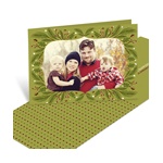 Festive Framework Horizontal-- Traditional Christmas Cards