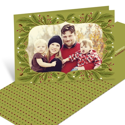 Festive Framework -- Horizontal Holiday Photo Cards