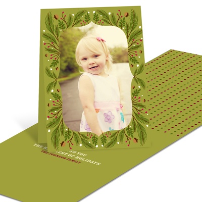 Festive Framework Vertical -- Old Fashioned Christmas Cards
