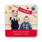 Cheers to the Year -- Holiday Address Labels