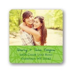 Subtly Angled -- Modern Return Address Labels