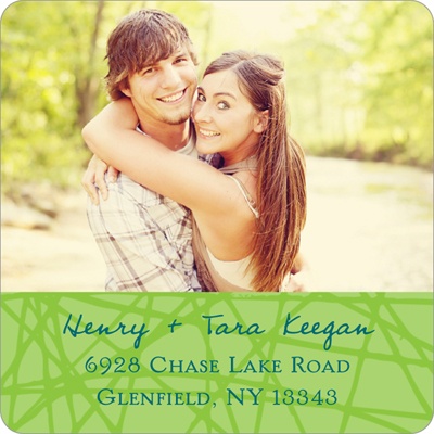 Subtly Angled -- Modern Return Address Labels