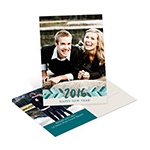 Artistic Arrows Vertical -- Happy New Year Postcards